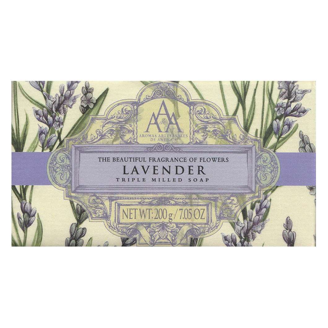 Aromas Artisanales De Antigua AAA Floral Lavender Soap Bar 200g (7.05oz)
