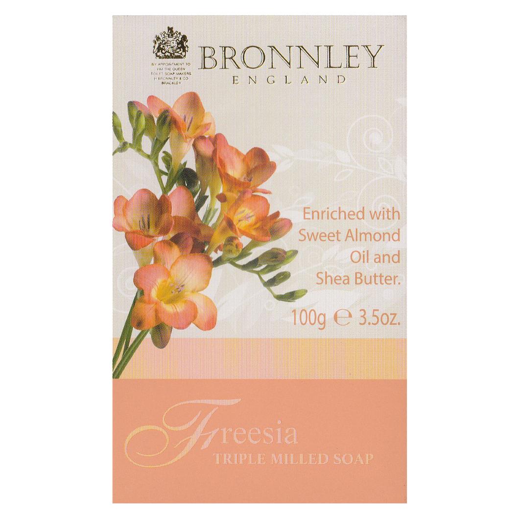 Bronnley Freesia Triple Milled Soap Bar 100g (3.5oz)