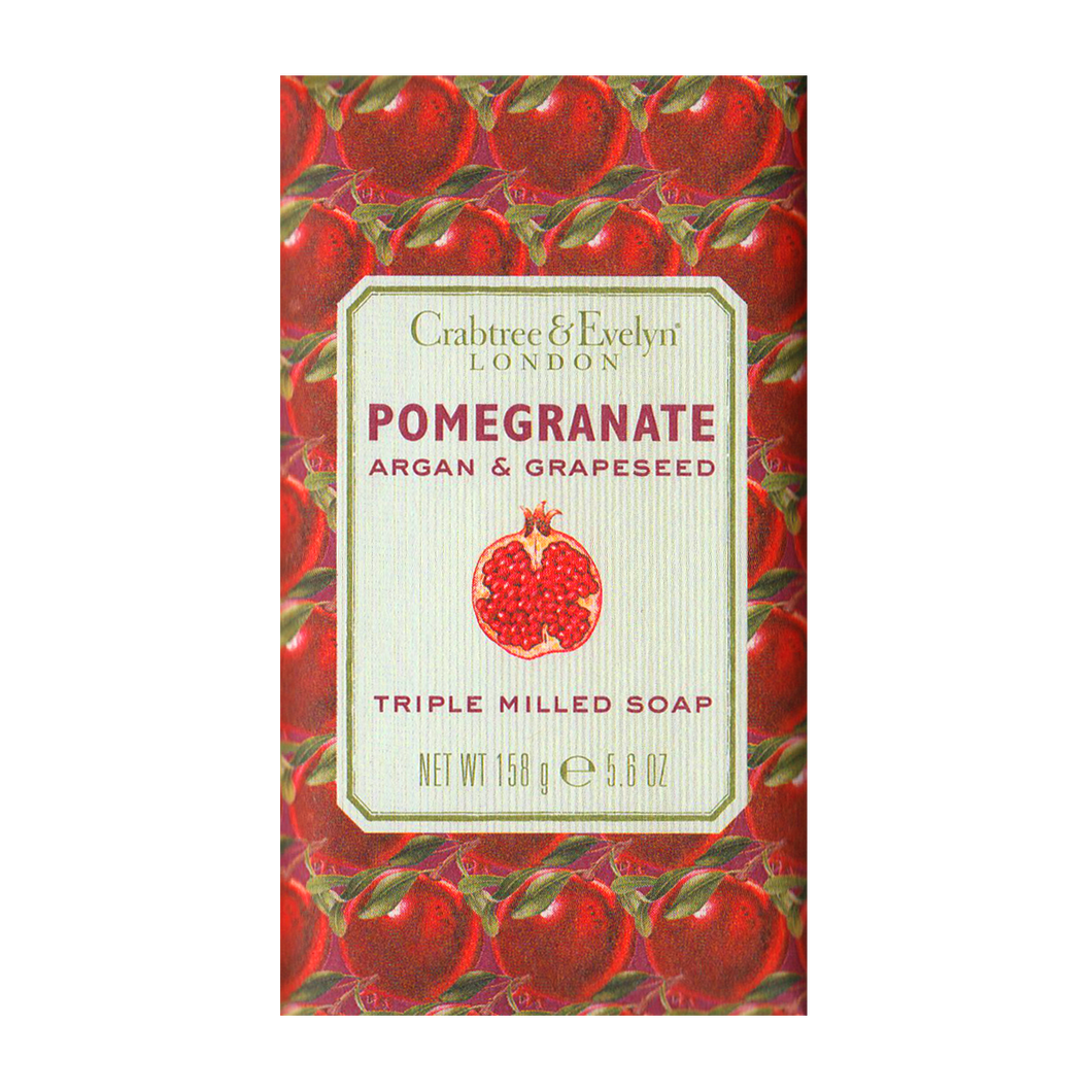 Crabtree & Evelyn Pomegranate Argan & Grapeseed Soap Bar 158g (5.6oz)