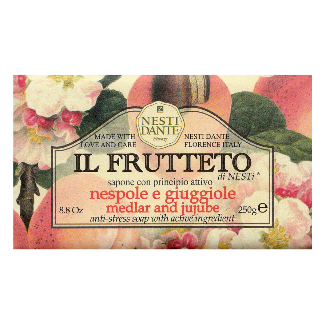 Nesti Dante Il Frutteto Medlar and Jujube Soap 250g Bar (8.8oz)