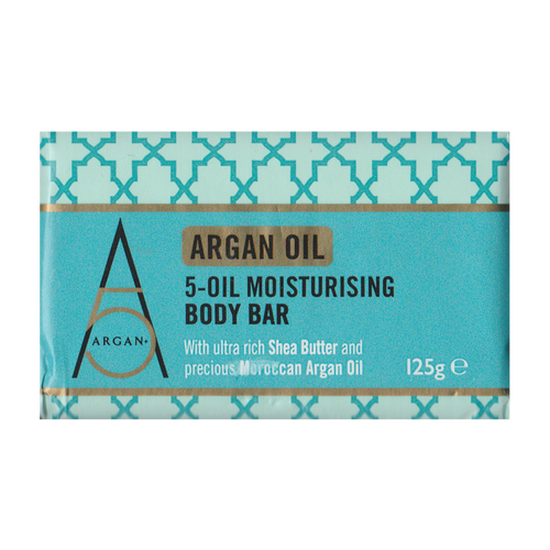 Argan+ Argan Oil 5-Oil Moisturising Body Soap Bar 125g (4.4oz)