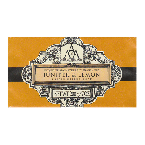 Aromas Artisanales De Antigua AAA Aromatherapy Juniper & Lemon Soap Bar 200g (7.05oz)