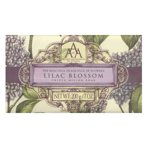 Aromas Artisanales De Antigua AAA Floral Lilac Blossom Soap Bar 200g (7.05oz)