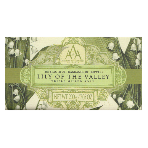 Aromas Artisanales De Antigua AAA Floral Lily of the Valley Soap Bar 200g (7.05oz)