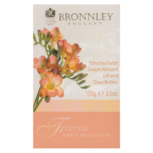 Bronnley Freesia Triple Milled Soap Bar 100g (3.5oz)