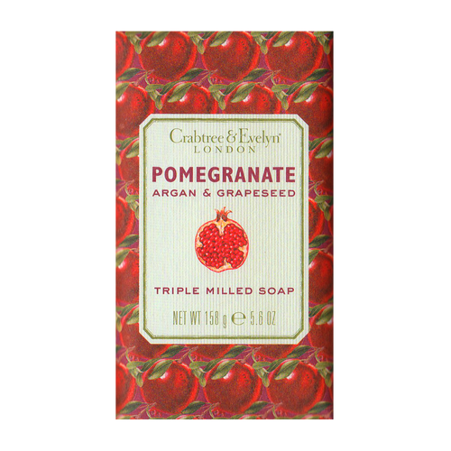 Crabtree & Evelyn Pomegranate Argan & Grapeseed Soap Bar 158g (5.6oz)