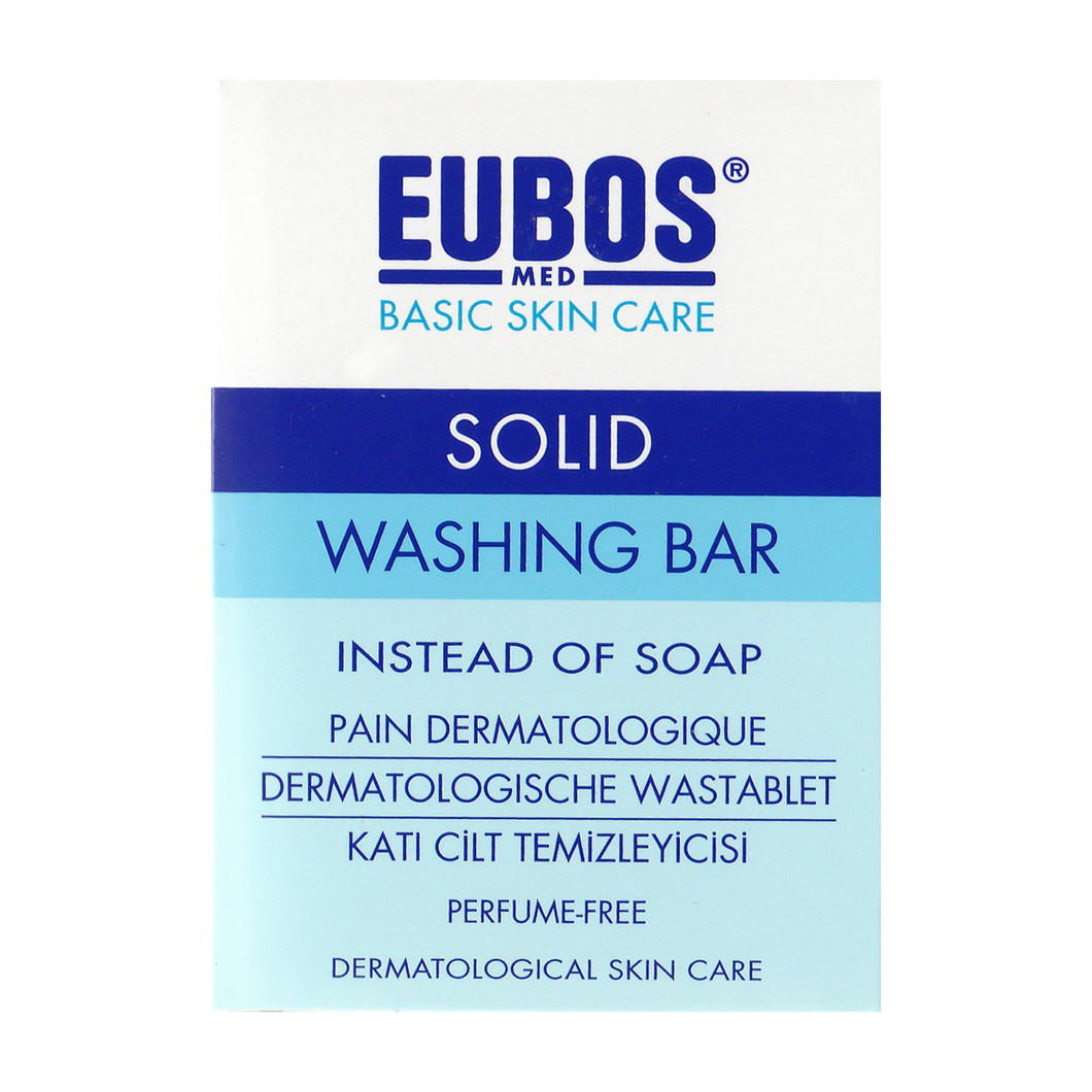 Eubos Med Solid Perfume-Free Washing Bar 125g (4.4oz)