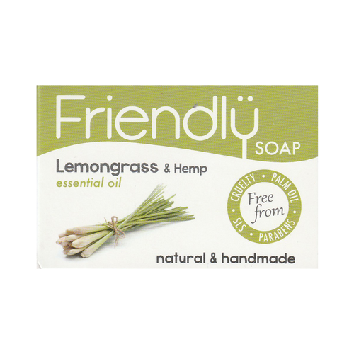 Friendly Soap Lemongrass & Hemp Soap Bar 95g (3.35oz)