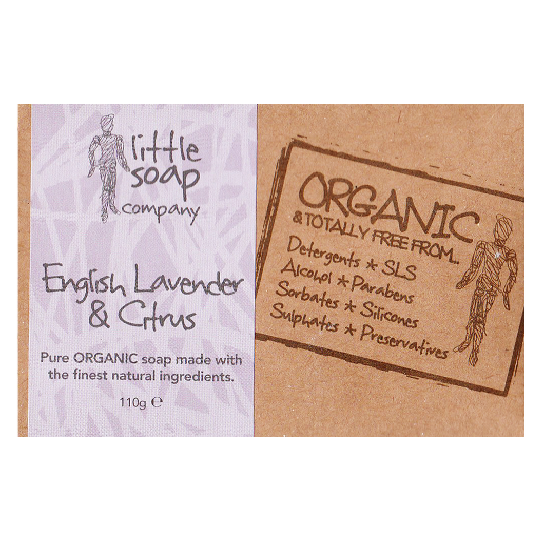 Little Soap Company English Lavender & Citrus Soap Bar 110g