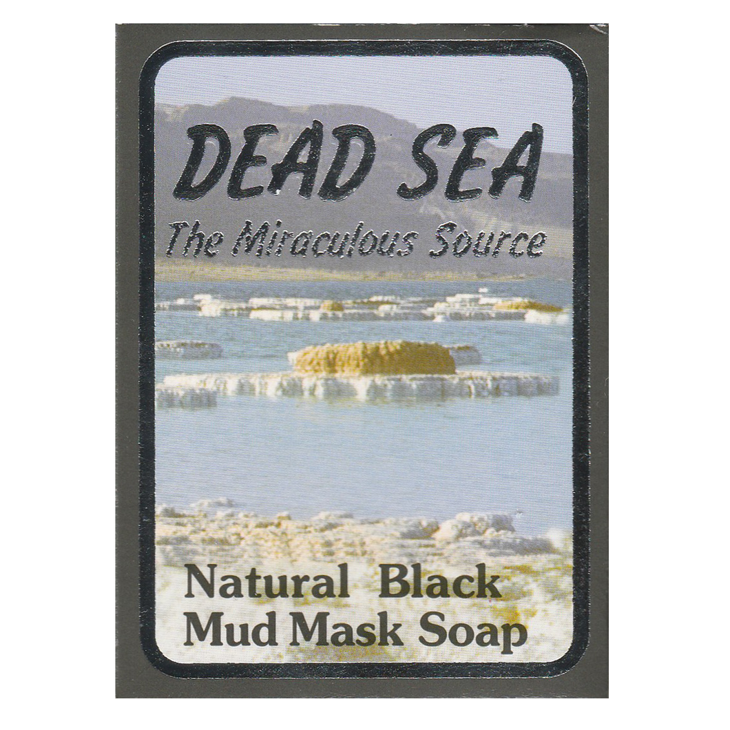 Malki Dead Sea Natural Black Mud Mask Soap Bar 90g (3.2oz)