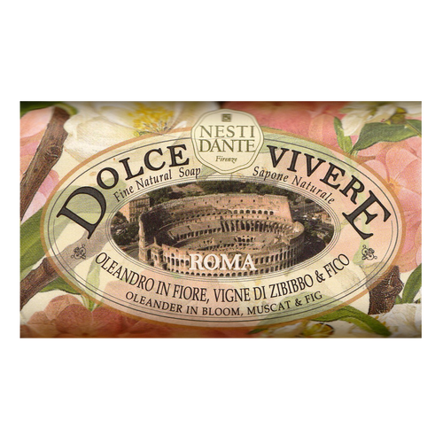 Nesti Dante Dolce Vivere Roma Oleander Muscat & Fig Soap Bar 250g (8.8oz)