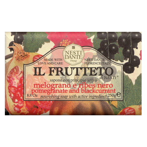 Nesti Dante Il Frutteto Pomegranate & Blackcurrant Soap Bar 250g (8.8oz)