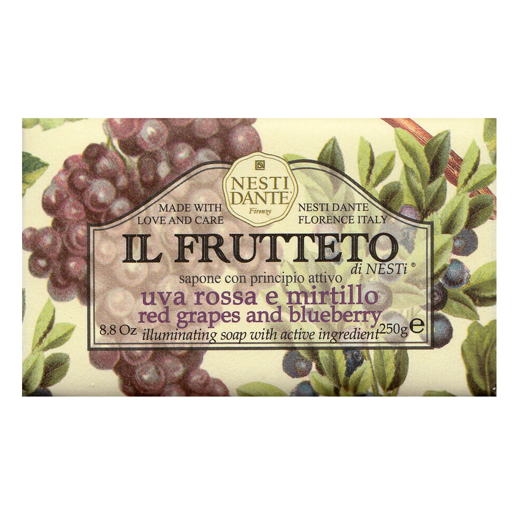 Nesti Dante Il Frutteto Red Grapes & Blueberry Soap Bar 250g (8.8oz)