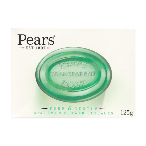 Pears Oil-Clear Lemon Flower Extract Soap Bar 125g (4.4oz)