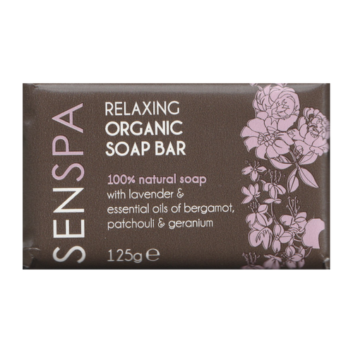 Senspa Relaxing Organic Soap Bar 125g (4.4oz)