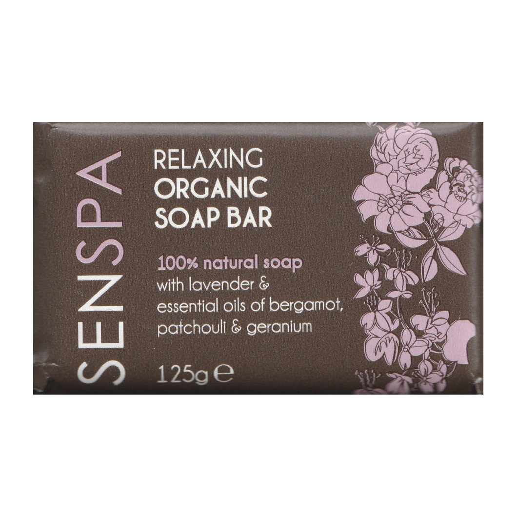 Senspa Relaxing Organic Soap Bar 125g (4.4oz)
