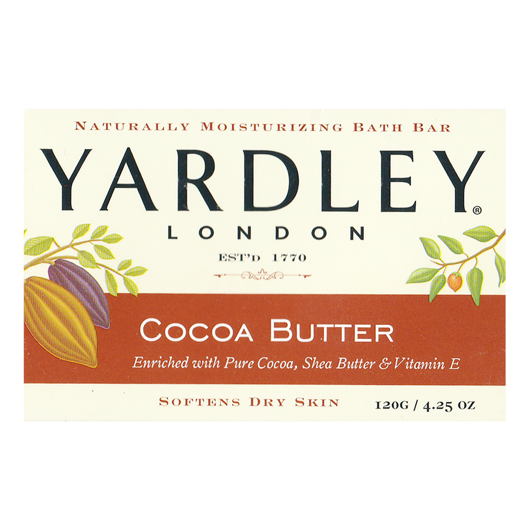 Yardley Cocoa Butter Soap Bar 120g (4.25oz)