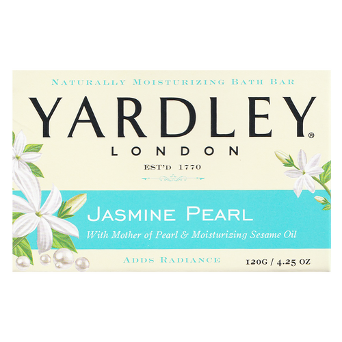 Yardley Jasmine Pearl Soap Bar 120g (2.25oz)